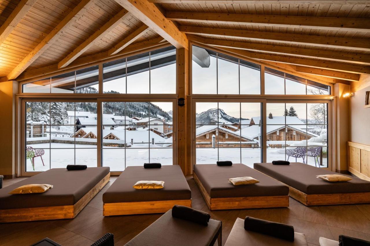 Alpin Lodges - Moderne Appartements Mit Zugang Zu 3000 Qm Spa Panoramahotel Oberjoch Bad Hindelang Exterior foto