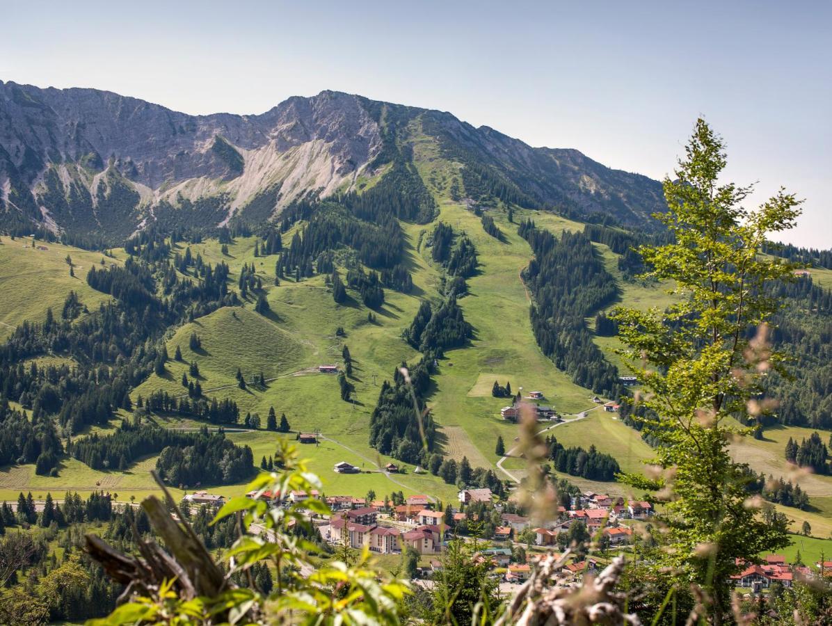Alpin Lodges - Moderne Appartements Mit Zugang Zu 3000 Qm Spa Panoramahotel Oberjoch Bad Hindelang Exterior foto