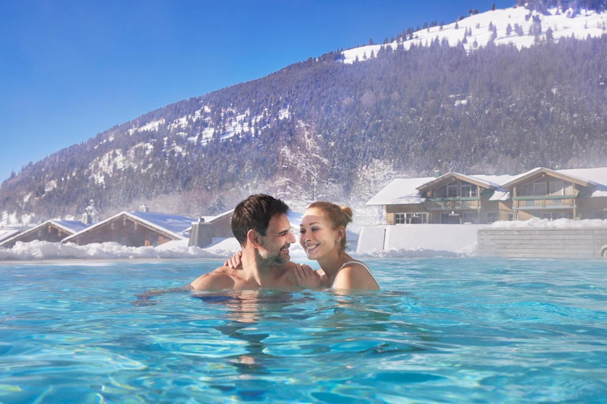 Alpin Lodges - Moderne Appartements Mit Zugang Zu 3000 Qm Spa Panoramahotel Oberjoch Bad Hindelang Exterior foto
